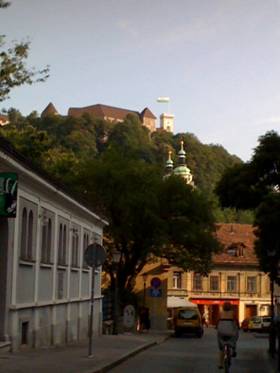 Ljubljana castle on the hill
