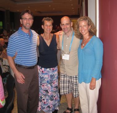 ICOTS Gala Dinner: Bob delMas, Chris Franklin, John Holcomb, Michelle Sisto
